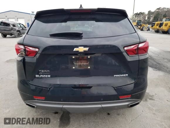 2020 Chevrolet Blazer Premier with VIN 3GNKBFRS7LS611254, listed as a Copart auction lot 44206524 with 41,485 mi miles and . Bid and sale history available at DreamBid. Image 6.