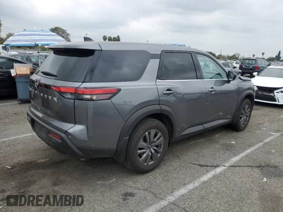 2024 Nissan Pathfinder S with VIN 5N1DR3AA9RC295218, listed as a Copart auction lot 50966145 with 11,140 mi miles and Salvage title. Bid and sale history available at DreamBid. Image 3.