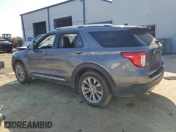 2021 Ford Explorer Limited with VIN 1FMSK8FH3MGB52538, listed as a Copart auction lot 80345475 with Not provided miles and Salvage title. Bid and sale history available at DreamBid. Image 2.