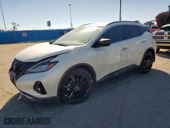 ✅ 2024 Nissan Murano SV • VIN: 5N1AZ2BJ5RC129872 • Lot: 90369215. Listed on Copart with 5,885 mi. Free auction sales archive from the USA and detailed vehicle history report at DreamBid. Image 1.
