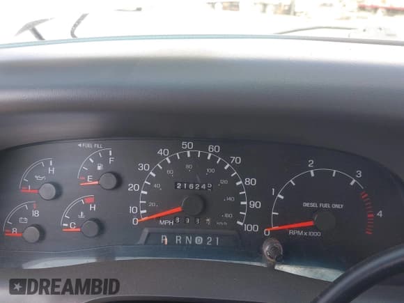 ✅ 1999 Ford F-250 XL • VIN: 1FTNX20F3XEB67936 • Lot: 42052426. Listed on IAAI with 216,245 mi. Free auction sales archive from the USA and detailed vehicle history report at DreamBid. Image 7.