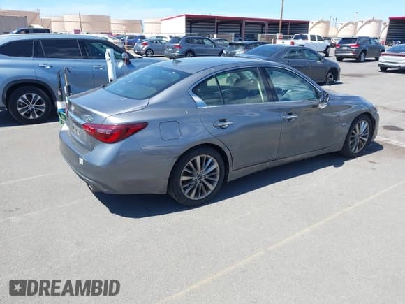 ✅ 2020 Infiniti Q50 Luxe • VIN: JN1EV7AP6LM207925 • Lot: 42909213. Listed on IAAI with 65,006 mi. Free auction sales archive from the USA and detailed vehicle history report at DreamBid. Image 4.