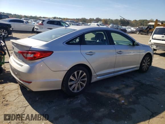 ✅ 2015 Hyundai Sonata Sport • VIN: 5NPE34AF6FH100932 • Лот: 91511195. Опубликован ранее на Copart с пробегом 156 028 миль. Бесплатный доступ к архиву аукционных продаж из США и подробный отчёт об истории автомобиля на DreamBid. Изображение 3.