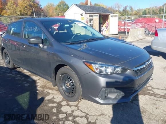 ✅ 2021 Subaru Impreza • VIN: 4S3GTAB64M3704414 • Lot: 43489450. Listed on IAAI with 98,454 mi. Free auction sales archive from the USA and detailed vehicle history report at DreamBid. Image 1.