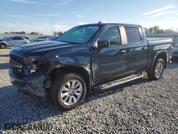✅ 2019 Chevrolet Silverado 1500 Custom • VIN: 3GCPYBEH2KG154970 • Lot: 71869245. Wystawiony na Copart z przebiegiem 107 893 mil. Bezpłatny archiwum sprzedaży aukcyjnych z USA i szczegółowy raport historii pojazdu na DreamBid. Zdjęcie 1.