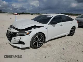 ✅ 2022 Honda Accord Sport • VIN: 1HGCV3F22NA035943 • Lot: 87423105. Listed on Copart with 21,153 mi. Free auction sales archive from the USA and detailed vehicle history report at DreamBid. Image 1.