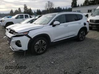 ✅ 2019 Hyundai Santa Fe Ultimate • VIN: 5NMS5CAA9KH100295 • Lot: 38569384. Wystawiony na Copart z przebiegiem 56 046 mil. Bezpłatny archiwum sprzedaży aukcyjnych z USA i szczegółowy raport historii pojazdu na DreamBid. Zdjęcie 1.
