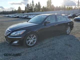 2012 Hyundai Genesis 3.8L z VIN KMHGC4DD6CU169622, wystawiony jako Copart lot #77680944 z przebiegiem 80 611 mil mil oraz Szkoda całkowita • Salvage title. Historia ofert i sprzedaży dostępna na DreamBid. Obrazek 1.
