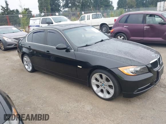 ✅ 2007 BMW 3 Series 335i • VIN: WBAVB73577KY62269 • Lot: 43116938. Listed on IAAI with Not provided. Free auction sales archive from the USA and detailed vehicle history report at DreamBid. Image 1.