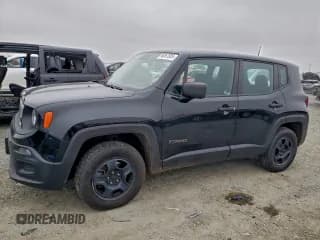 ✅ 2017 Jeep Renegade Sport • VIN: ZACCJBAB7HPG26821 • Лот: 96567605. Опубликован ранее на Copart с пробегом 96 821 миль. Бесплатный доступ к архиву аукционных продаж из США и подробный отчёт об истории автомобиля на DreamBid. Изображение 1.