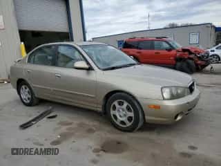2002 Hyundai Elantra GLS with VIN KMHDN45D02U461423, listed as a Copart auction lot 78958774 with 175,810 mi miles and Clean title. Bid and sale history available at DreamBid. Image 4.