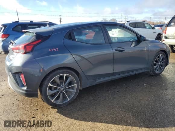 2019 Hyundai Veloster Premium z VIN KMHTG6AF9KU007034, wystawiony jako Copart lot #86653004 z przebiegiem 90 588 mil mil oraz Szkoda całkowita • Salvage title. Historia ofert i sprzedaży dostępna na DreamBid. Obrazek 3.