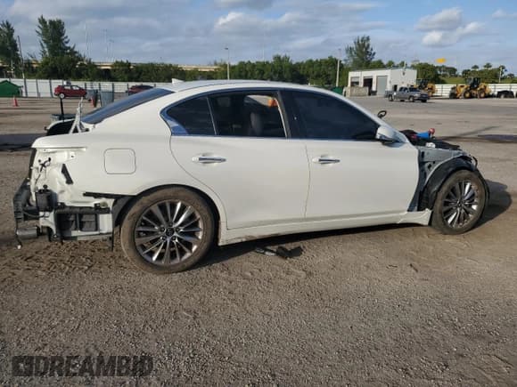 ✅ 2022 Infiniti Q50 Luxe • VIN: JN1EV7BP0NM311926 • Lot: 80637364. Listed on Copart with 26,597 mi. Free auction sales archive from the USA and detailed vehicle history report at DreamBid. Image 3.