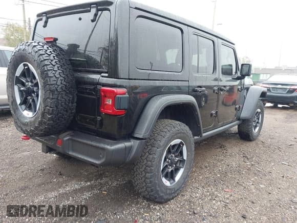 ✅ 2021 Jeep Wrangler Unlimited Rubicon • VIN: 1C4HJXFG8MW759060 • Lot: 42264273. Listed on IAAI with 48,393 mi. Free auction sales archive from the USA and detailed vehicle history report at DreamBid. Image 4.