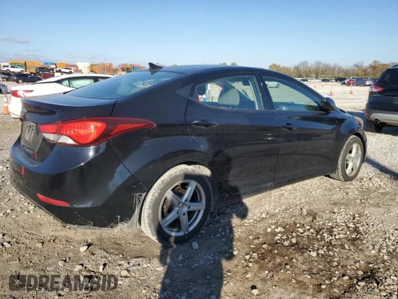 ✅ 2014 Hyundai Elantra SE • VIN: KMHDH4AE3EU087173 • Lot: 90217355. Listed on Copart with 145,353 mi. Free auction sales archive from the USA and detailed vehicle history report at DreamBid. Image 3.