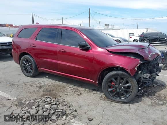 2018 Dodge Durango GT with VIN 1C4RDHDG8JC218267, listed as a IAAI auction lot 43251256 with 94,323 mi miles and . Bid and sale history available at DreamBid. Image 1.