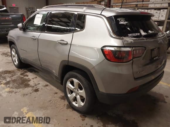 ✅ 2018 Jeep Compass Latitude • VIN: 3C4NJDBB4JT434631 • Лот: 43660016. Опубликован ранее на IAAI с пробегом 126 358 миль. Бесплатный доступ к архиву аукционных продаж из США и подробный отчёт об истории автомобиля на DreamBid. Изображение 3.