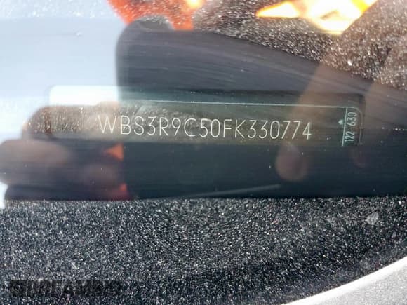 ✅ 2015 BMW M4 • VIN: WBS3R9C50FK330774 • Lot: 85336025. Listed on Copart with 93,872 mi. Free auction sales archive from the USA and detailed vehicle history report at DreamBid. Image 13.