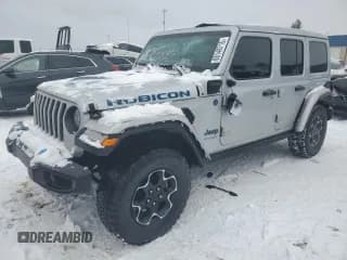 ✅ 2022 Jeep Wrangler Unlimited Rubicon • VIN: 1C4JJXR63NW264609 • Лот: 88148715. Опубликован ранее на Copart с пробегом 33 308 миль. Бесплатный доступ к архиву аукционных продаж из США и подробный отчёт об истории автомобиля на DreamBid. Изображение 1.