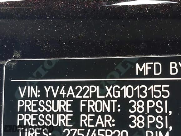 ✅ 2016 Volvo XC90 T6 Inscription • VIN: YV4A22PLXG1013155 • Lot: 43483061. Listed on IAAI with 136,269 mi. Free auction sales archive from the USA and detailed vehicle history report at DreamBid. Image 9.