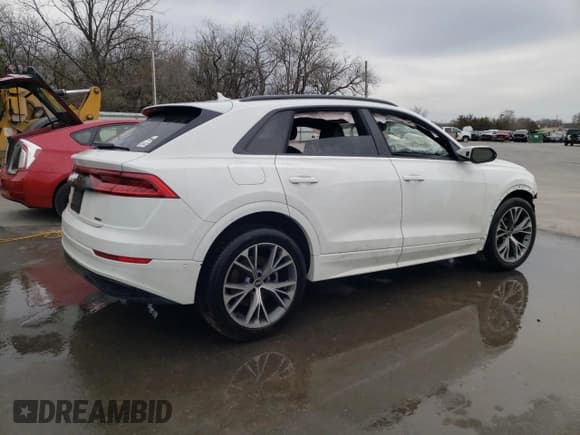 ✅ 2021 Audi Q8 Premium • VIN: WA1AVAF14MD028288 • Lot: 42691223. Listed on Copart with 23,508 mi. Free auction sales archive from the USA and detailed vehicle history report at DreamBid. Image 3.