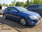 ✅ 2020 Hyundai Elantra SEL • VIN: 5NPD84LF1LH571845 • Lot: 66881265. Listed on Copart with 91,136 mi. Free auction sales archive from the USA and detailed vehicle history report at DreamBid. Image 4.