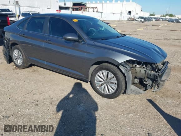 ✅ 2019 Volkswagen Jetta S • VIN: 3VWCB7BU9KM213221 • Lot: 43545956. Listed on IAAI with 136,738 mi. Free auction sales archive from the USA and detailed vehicle history report at DreamBid. Image 1.