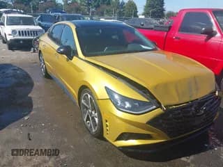 ✅ 2021 Hyundai Sonata SEL Plus • VIN: 5NPEJ4J25MH132237 • Лот: 43194626. Опубликован ранее на IAAI с пробегом 56 706 миль. Бесплатный доступ к архиву аукционных продаж из США и подробный отчёт об истории автомобиля на DreamBid. Изображение 1.