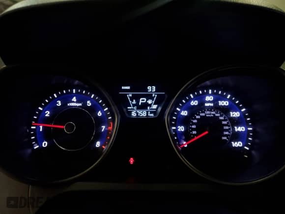 2015 Hyundai Elantra SE with VIN 5NPDH4AE6FH622853, listed as a Copart auction lot 91142465 with 167,581 mi miles and Clean title. Bid and sale history available at DreamBid. Image 9.