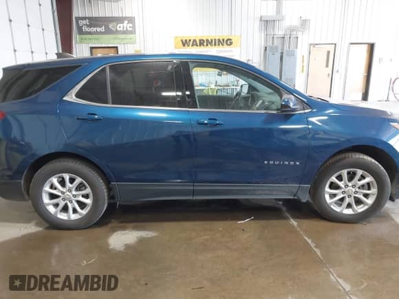 2020 Chevrolet Equinox LT with VIN 3GNAXUEV4LL151143, listed as a IAAI auction lot 43100439 with 50,646 mi miles and . Bid and sale history available at DreamBid. Image 13.