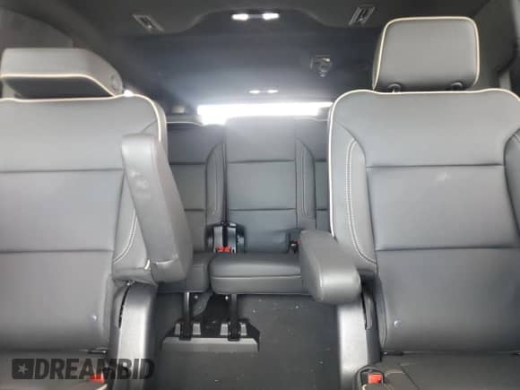 2025 Chevrolet Suburban Premier with VIN 1GNS6FRD9SR104444, listed as a Copart auction lot 59964845 with 6,106 mi miles and Salvage title. Bid and sale history available at DreamBid. Image 10.