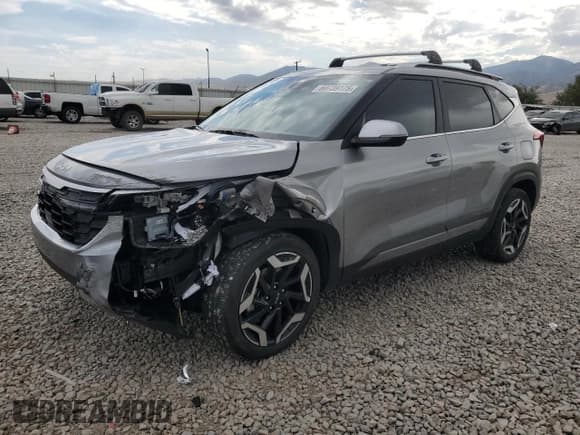 ✅ 2024 Kia Seltos SX • VIN: KNDETCA75R7573166 • Lot: 69739175. Wystawiony na Copart z przebiegiem 16 912 mil. Bezpłatny archiwum sprzedaży aukcyjnych z USA i szczegółowy raport historii pojazdu na DreamBid. Zdjęcie 1.