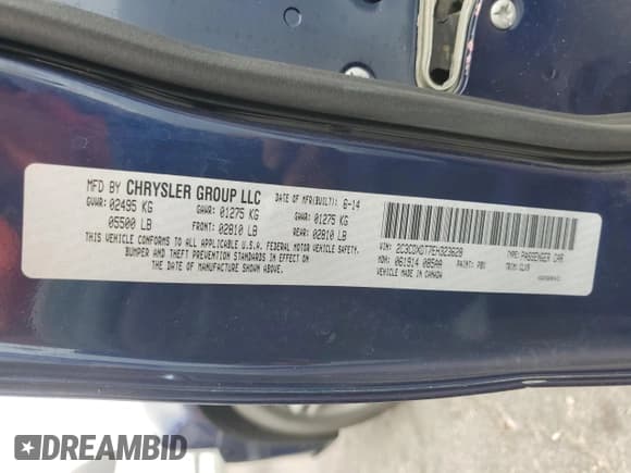 ✅ 2014 Dodge Charger RT Max • VIN: 2C3CDXDT7EH323628 • Лот: 62173825. Опубликован ранее на Copart с пробегом 196 034 миль. Бесплатный доступ к архиву аукционных продаж из США и подробный отчёт об истории автомобиля на DreamBid. Изображение 12.