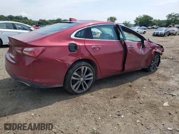 2019 Chevrolet Malibu Premier with VIN 1G1ZE5SX4KF222193, listed as a Copart auction lot 62448535 with 69,858 mi miles and Non repairable. Bid and sale history available at DreamBid. Image 3.