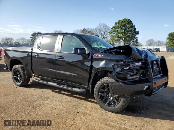 ✅ 2022 Chevrolet Silverado 1500 LT Trail Boss • VIN: 1GCPYFEL7NZ220493 • Lot: 47738795. Listed on Copart with 38,194 mi. Free auction sales archive from the USA and detailed vehicle history report at DreamBid. Image 4.