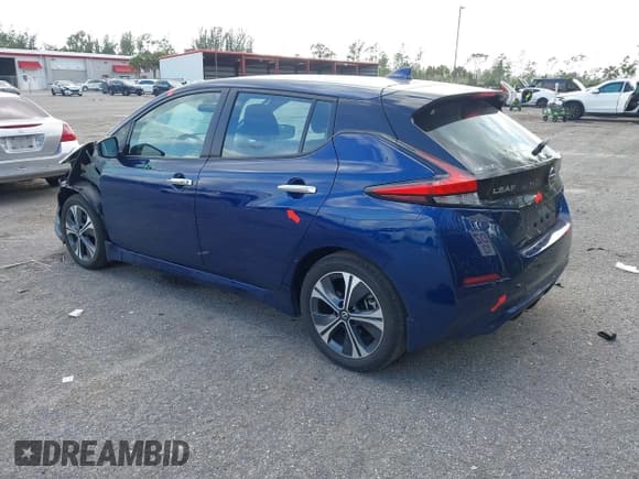 ✅ 2021 Nissan LEAF SV • VIN: 1N4AZ1CVXMC552087 • Лот: 41639136. Опубликован ранее на IAAI с пробегом 22 753 миль. Бесплатный доступ к архиву аукционных продаж из США и подробный отчёт об истории автомобиля на DreamBid. Изображение 3.