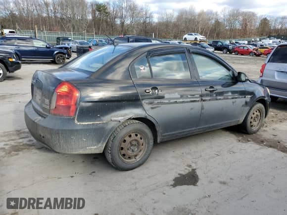 2007 Hyundai Accent GLS z VIN KMHCN46CX7U094863, wystawiony jako Copart lot #80229854 z przebiegiem 150 198 mil mil oraz Szkoda całkowita • Salvage title. Historia ofert i sprzedaży dostępna na DreamBid. Obrazek 3.