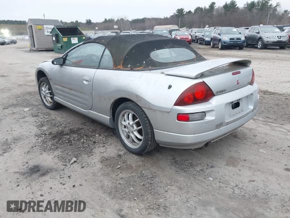 ✅ 2001 Mitsubishi Eclipse GT • VIN: 4A3AE85H01E219240 • Lot: 43787654. Wystawiony na IAAI z przebiegiem Nie podano. Bezpłatny archiwum sprzedaży aukcyjnych z USA i szczegółowy raport historii pojazdu na DreamBid. Zdjęcie 3.
