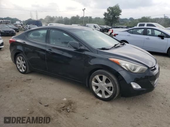 ✅ 2013 Hyundai Elantra Limited • VIN: KMHDH4AE2DU861251 • Lot: 67797435. Listed on Copart with 122,202 mi. Free auction sales archive from the USA and detailed vehicle history report at DreamBid. Image 4.