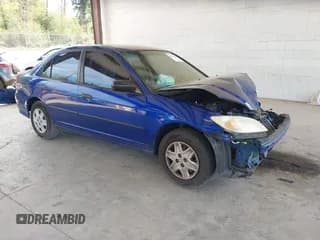 ✅ 2005 Honda Civic VP • VIN: 1HGES16315L023799 • Lot: 43160144. Listed on IAAI with 136,761 mi. Free auction sales archive from the USA and detailed vehicle history report at DreamBid. Image 1.