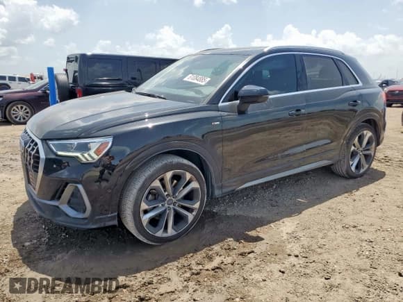 ✅ 2020 Audi Q3 S line Prestige • VIN: WA1FECF33L1043433 • Lot: 61084885. Listed on Copart with 58,607 mi. Free auction sales archive from the USA and detailed vehicle history report at DreamBid. Image 1.