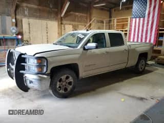 2014 Chevrolet Silverado 1500 LTZ with VIN 3GCUKSEC9EG131053, listed as a Copart auction lot 84886294 with 245,716 mi miles and Salvage title. Bid and sale history available at DreamBid. Image 1.