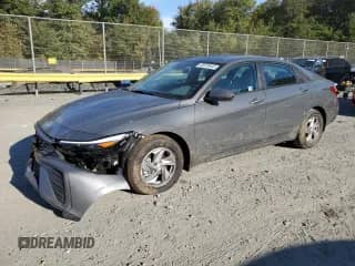 2025 Hyundai Elantra SE with VIN KMHLL4DG3SU070781, listed as a Copart auction lot 85529545 with 88 mi miles and Salvage title. Bid and sale history available at DreamBid. Image 1.