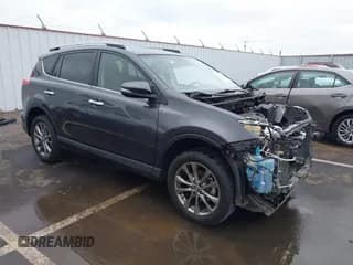 ✅ 2017 Toyota RAV4 Limited • VIN: JTMDFREV0HJ171765 • Lot: 41473214. Listed on IAAI with 100,025 mi. Free auction sales archive from the USA and detailed vehicle history report at DreamBid. Image 1.