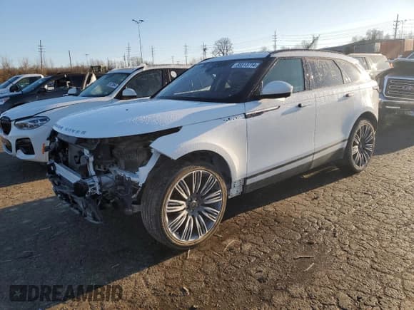 ✅ 2019 Land Rover Range Rover Velar S • VIN: SALYB2EN6KA202215 • Lot: 85513714. Listed on Copart with 82,629 mi. Free auction sales archive from the USA and detailed vehicle history report at DreamBid. Image 1.