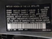 ✅ 2017 Honda Civic EX-L • VIN: SHHFK7H79HU204077 • Lot: 42220350. Listed on IAAI with 161,134 mi. Free auction sales archive from the USA and detailed vehicle history report at DreamBid. Image 9.