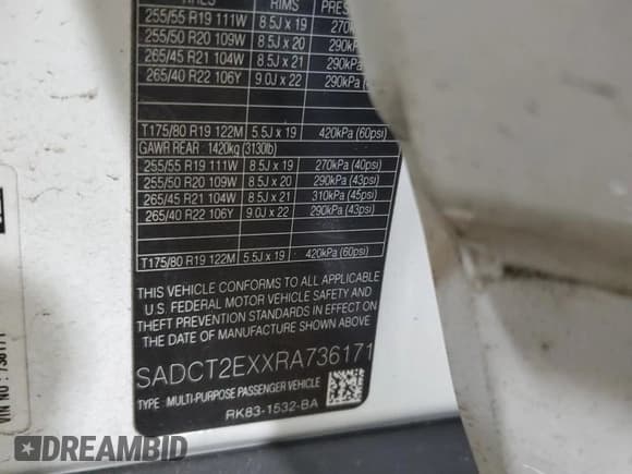 ✅ 2024 Jaguar F-Pace R-Dynamic S • VIN: SADCT2EXXRA736171 • Lot: 88077055. Wystawiony na Copart z przebiegiem 8 640 mil. Bezpłatny archiwum sprzedaży aukcyjnych z USA i szczegółowy raport historii pojazdu na DreamBid. Zdjęcie 14.