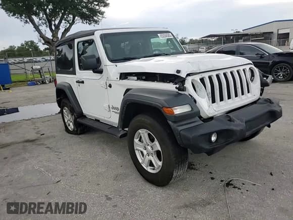 ✅ 2020 Jeep Wrangler Sport S • VIN: 1C4GJXAG1LW288676 • Lot: 65204585. Listed on Copart with 41,864 mi. Free auction sales archive from the USA and detailed vehicle history report at DreamBid. Image 14.