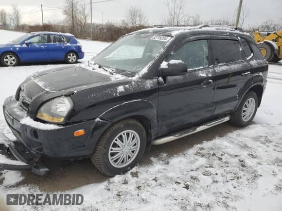 2009 Hyundai Tucson z VIN KM8JM12DX9U110246, wystawiony jako Copart lot #82799204 z przebiegiem 155 847 mil mil oraz Szkoda całkowita • Salvage title. Historia ofert i sprzedaży dostępna na DreamBid. Obrazek 1.