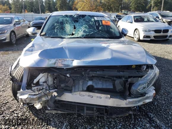 2021 Honda Accord with VIN 1HGCV3F14MA014792, listed as a Copart auction lot 90296835 with Not provided miles and Salvage title. Bid and sale history available at DreamBid. Image 5.